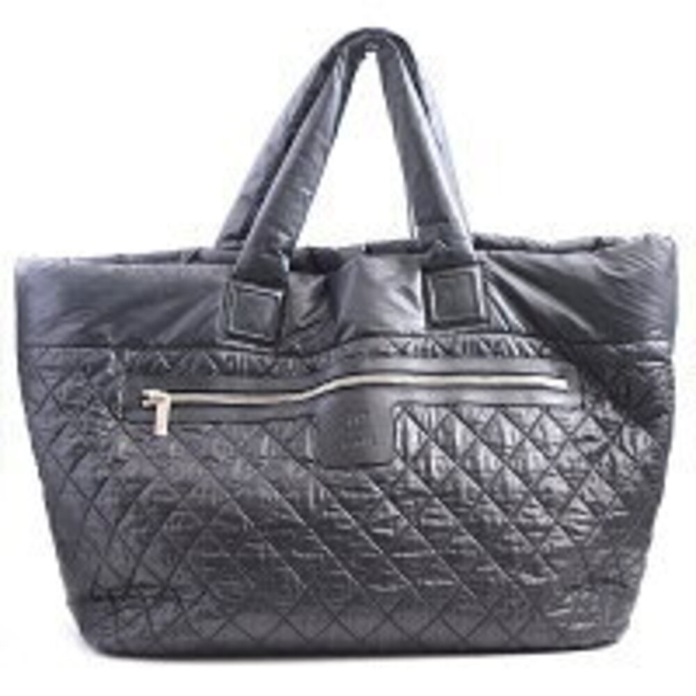 Chanel Coco Cocoon Nylon Tote Bag Black